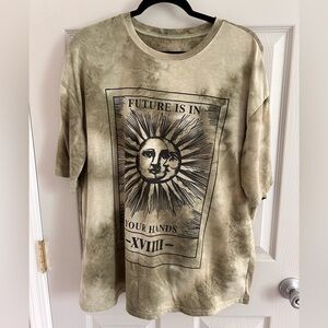 Oversized Celestial Graphic Tee